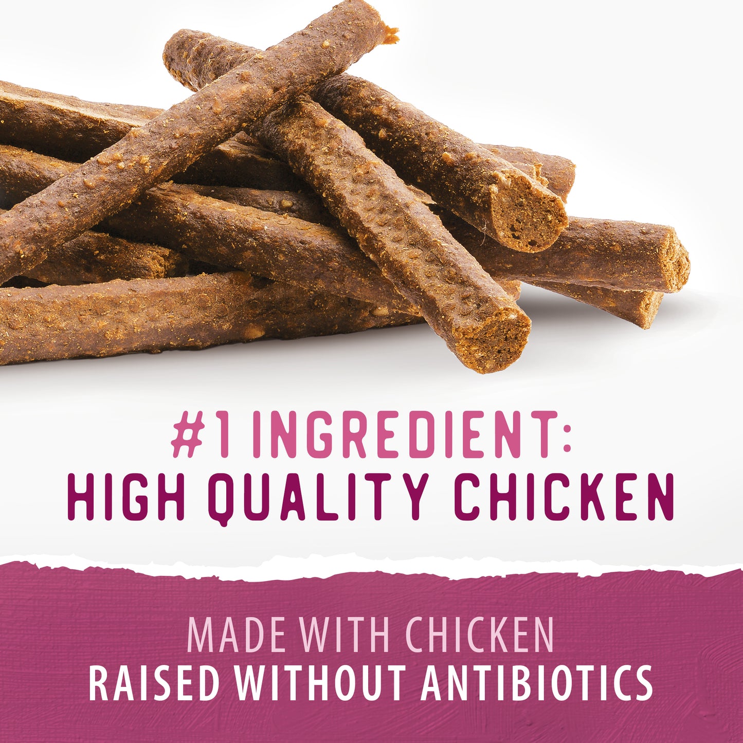 
                        
                          Chewy Chicken Sticks 220g ™
                        
                      